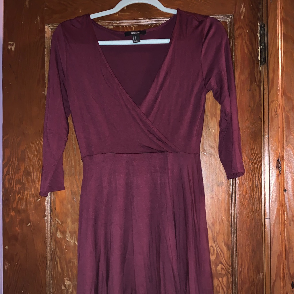 Forever 21 Brand Maroon Dress